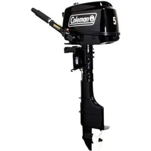 Coleman Powersports 5 HP 4 Stroke Outboards Boat Motors with Easy Pull Start F5BMS